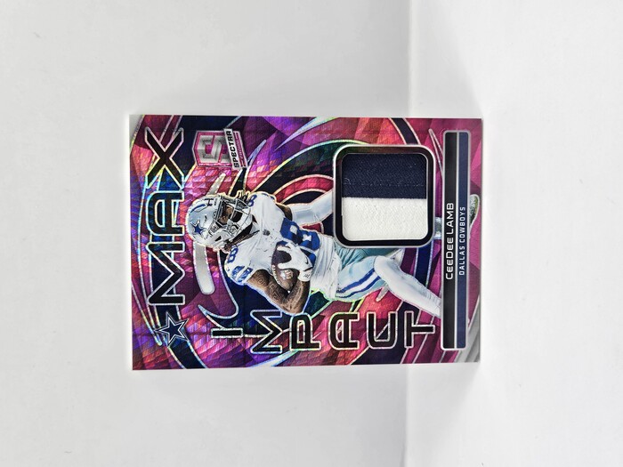 2023 Panini Spectra Football CeeDee Lamb ''Max Impact'' Patch /15 No.MI-CLA