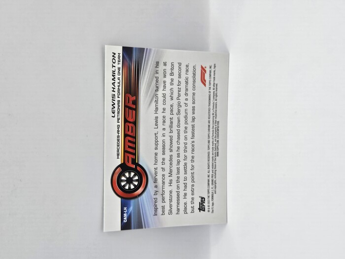 2023 Topps Chrome Formula 1 Lewis Hamilton ''Camber'' #CAM-LH