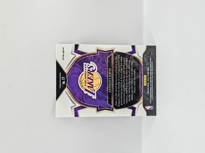 2022-23 Panini Select Basketball Anthony Davis Silver Scope Concourse level No.17
