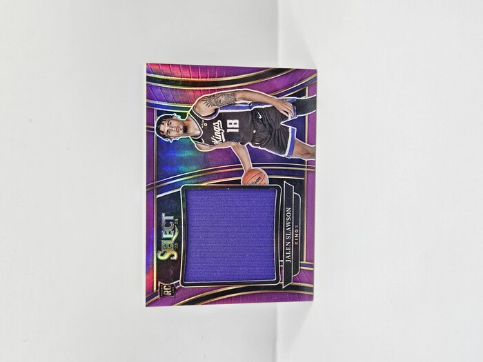 2023-24 Panini Select Jalen Slawson purple prizm Patch /99 No.RJS-JS