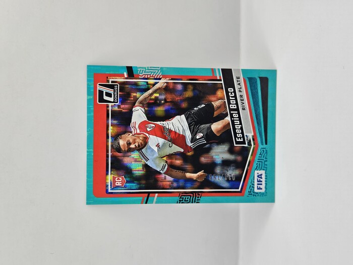 2023-24 Panini Donruss Soccer Esequiel Barco Teal /199 Rookie No.167