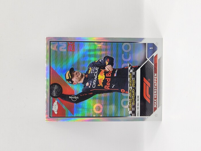 2023 Topps Chrome Formula 1  Max Verstappen refractor #156