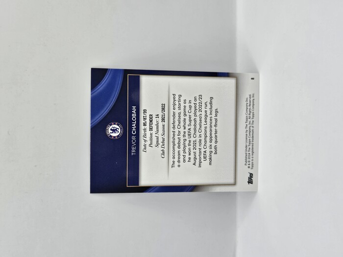 Topps Chelsea Trevor Chalobah cracked ice No.8
