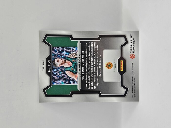 2023-24 Panini euroleague prizm Luca Vildoza silver No.153