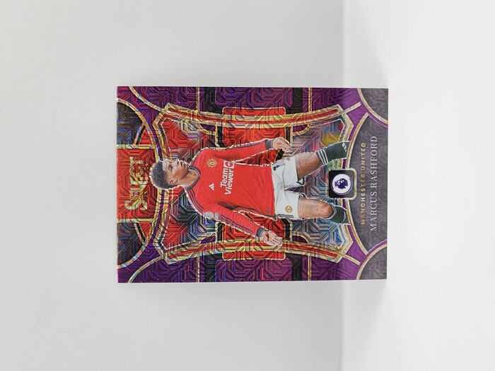 2023-24 Panini Select Premier League Soccer Marcus Rashford Purple Mojo Mezzanine No.166