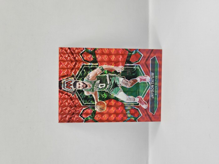 2023-24 Panini Mosaic Jayson Tatum red mosaic No.147