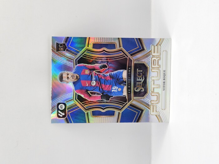 2023-24 Panini Select La Liga Soccer Vitor Roque ''Future'' Prizm Rookie No.14