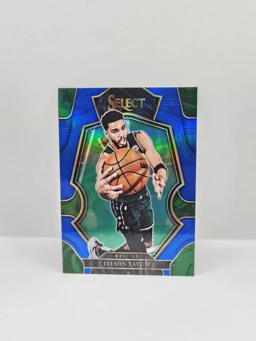 2022-23 Panini Select Basketball Jayson Tatum Blue prizm Premier level No.155