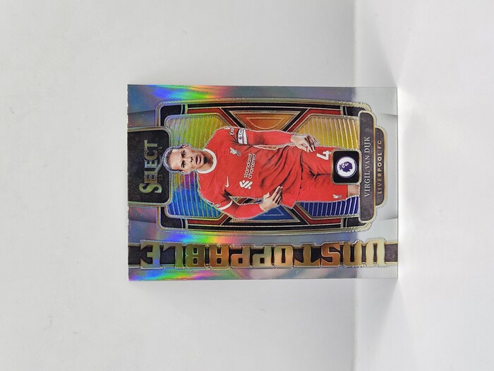 2023-24 Panini Select Premier League Soccer Virgil Van Dijk ''Unstopable'' Prizm  No.11