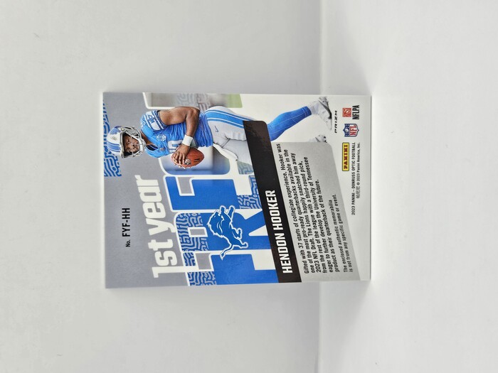 2023 Panini Donruss Optic Hendon Hooker ''1st Year Fresh''patch No.FYF-HH