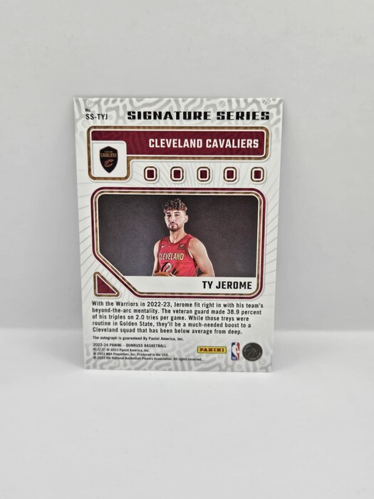 2023-24 Panini Donruss Basketball TY Jerome ''Signature series'' Holo autograph NO.SS-TYI