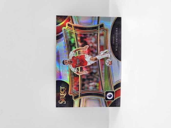 2023-24 Panini Select Premier League Soccer William Saliba Prizm Field Level No.225