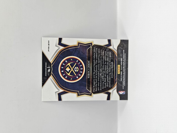 2022-23 Panini Select Basketball Nikola Jokic blue cracked ice Concourse  No.1