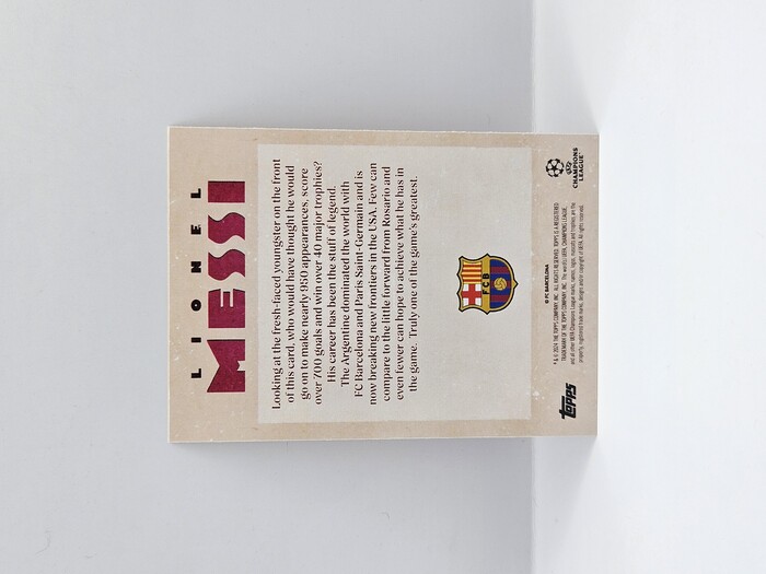 2024 Topps Deco Messi ''La Pulga''