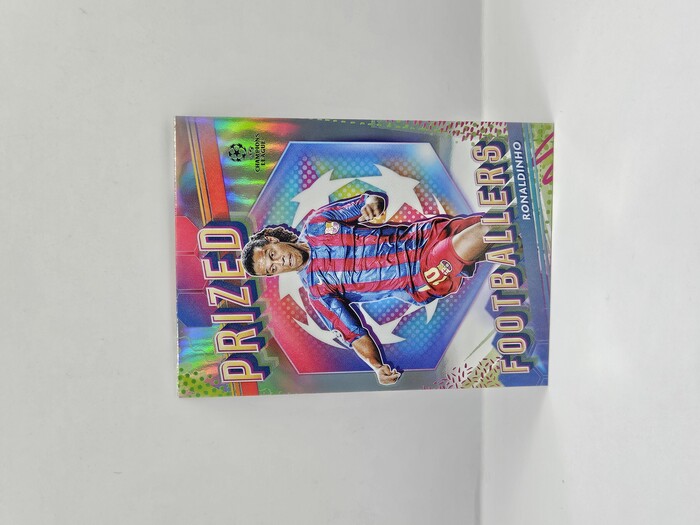 2024 Topps Finest  soccer Ronaldinho ''Prized Footballers No.PF-12