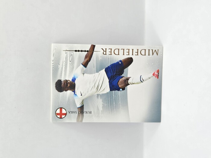 2023 Futera Bukayo Saka ''Midfielder'' No.054