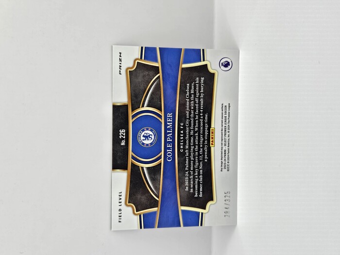 2023-24 Panini Select Premier League Cole Palmer Pink Mojo Field Level /325 No.226