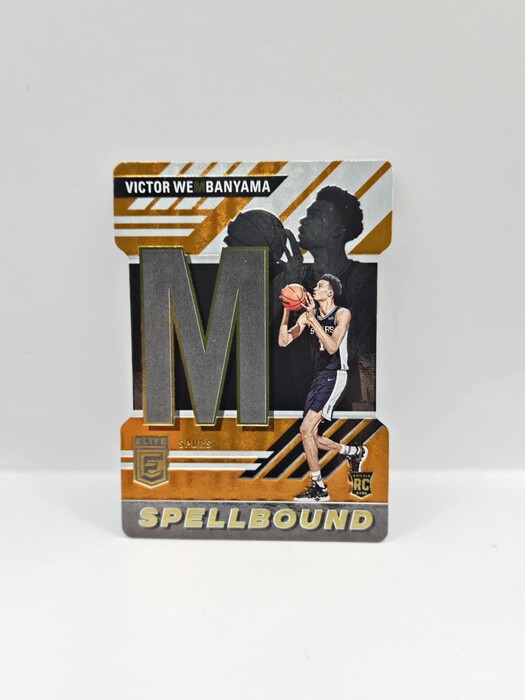2023-24 panini donruss elite victor wembanyama ''Spellbound'' orange M No.3