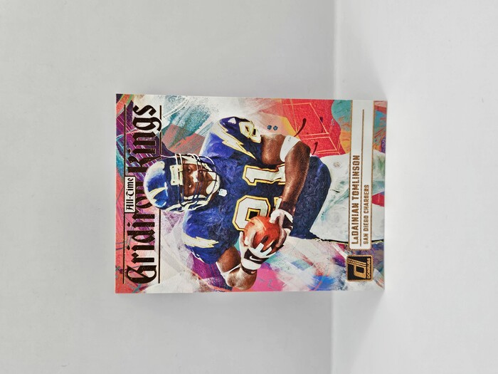 2023 Panini Donruss Football LaDainian Tomlinson ''Gridiron Kings'' ''All-time'' No.ATG-6