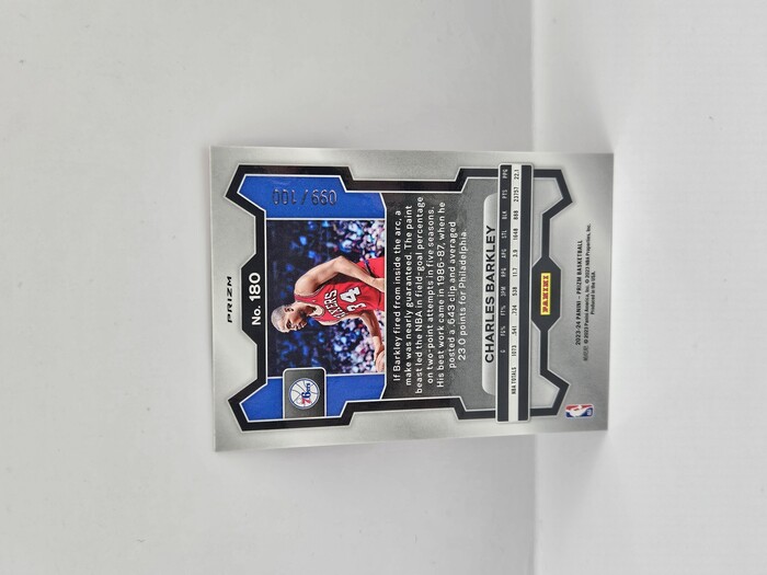 Panini Prizm Fastbreak Basketball Charles Barkley red Fastbreak /100 No.180