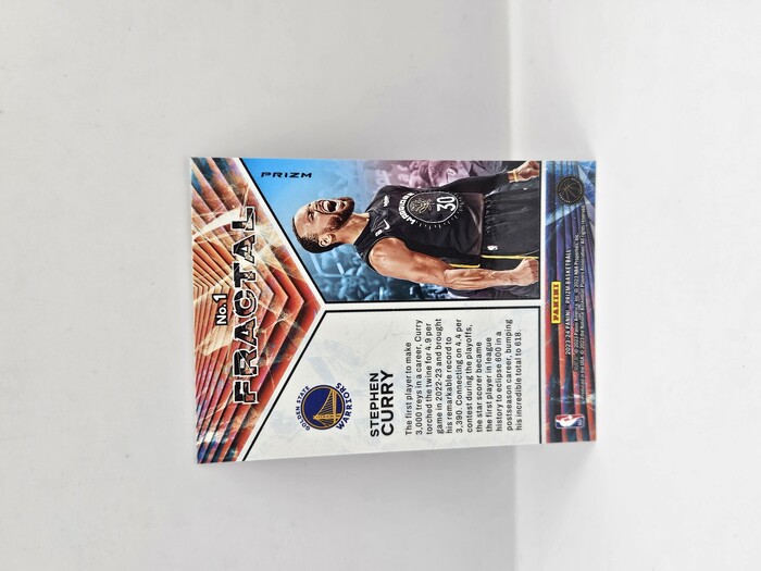 2023-24 Panini Prizm Basketball Steph Curry ''Fractal'' Fastbreak No.1