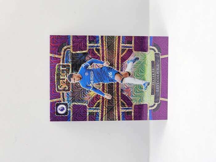 2023-24 Panini Select Premier League Soccer Levi Colwill Purple Mojo No.33