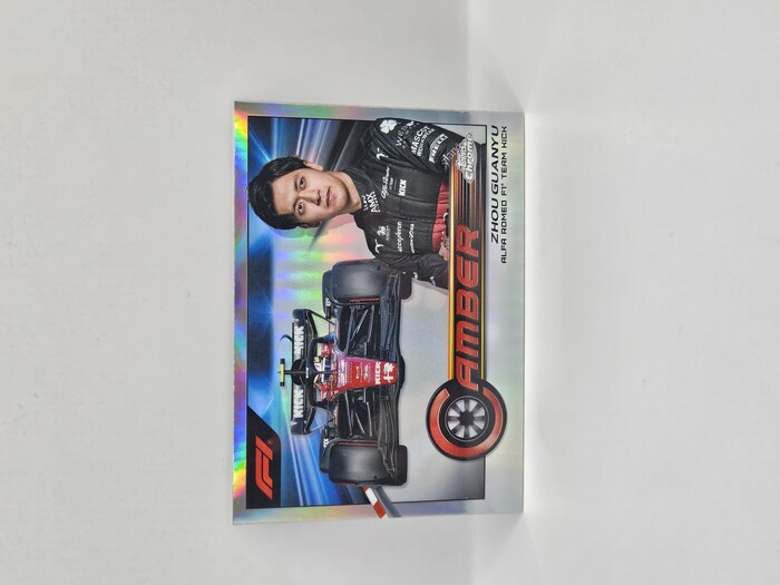 2023 Topps Chrome Formula 1 Zhou Guanyu ''Camber'' #CAM-ZG