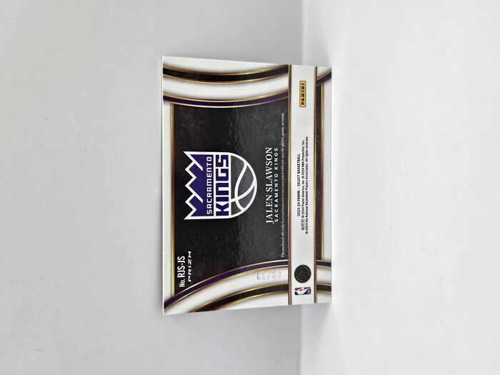 2023-24 Panini Select Jalen Slawson purple prizm Patch /99 No.RJS-JS