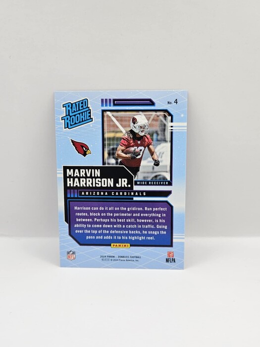 2024 Panini Donruss Football Marvin Harrison Jr. Retro rated rookie No.4