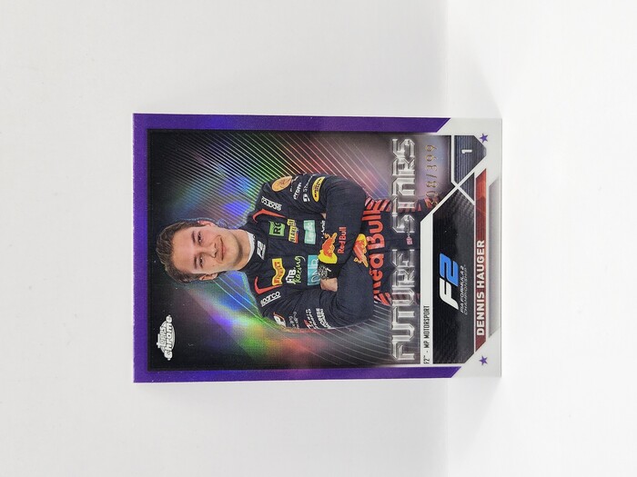 2023 Topps Chrome Formula 1 Dennis Hauger purple /399 #80