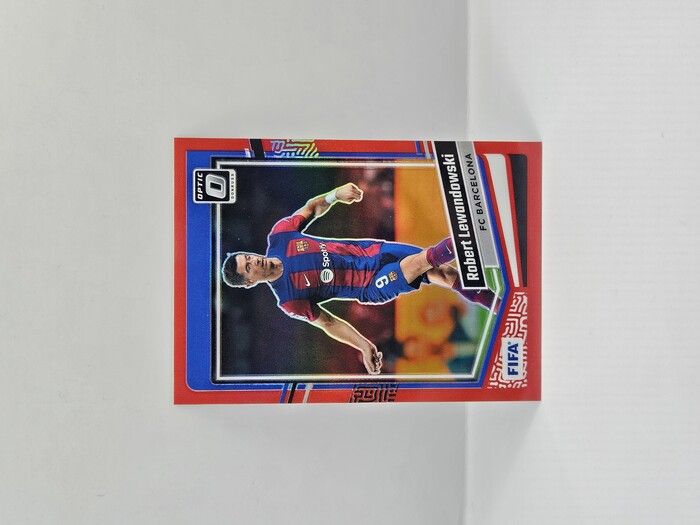 2023-24 Donruss Optic Soccer Robert Lewandowski Red /299 No.113