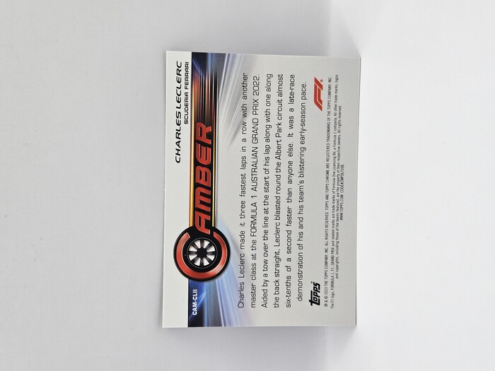 2023 Topps Chrome Formula 1 Charles Leclerc  ''Camber'' #CAM-CLII