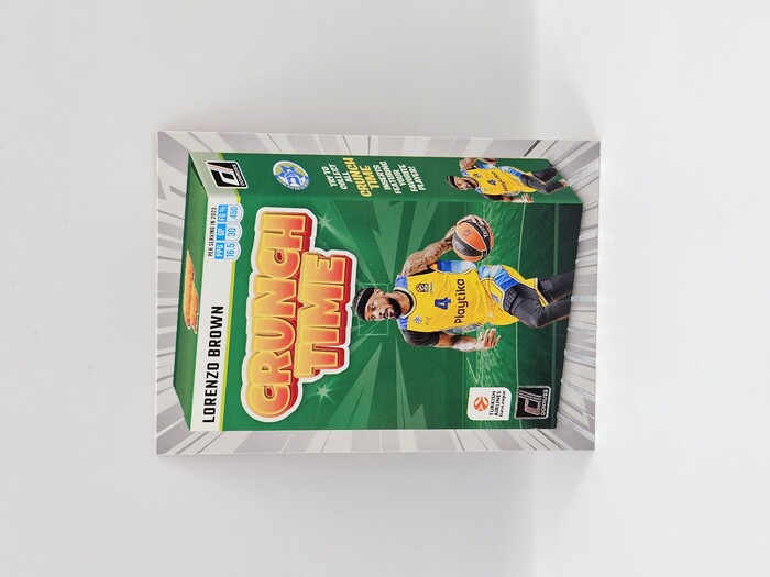 2023-24 Panini euroleague donruss Lorenzo Brown ''Crunch Time'' No.18