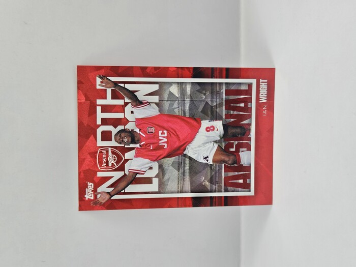 2024 Topps Arsenal Ian Wright ''North London'' Cracked ice No.35