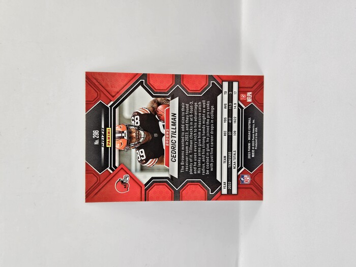 2023 Panini Mosaic Football Cedric Tillman silver rookie No.296