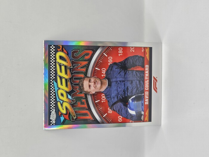 2023 Topps Chrome Formula 1 David Coulthard ''Speed Demons'' #SD-DC