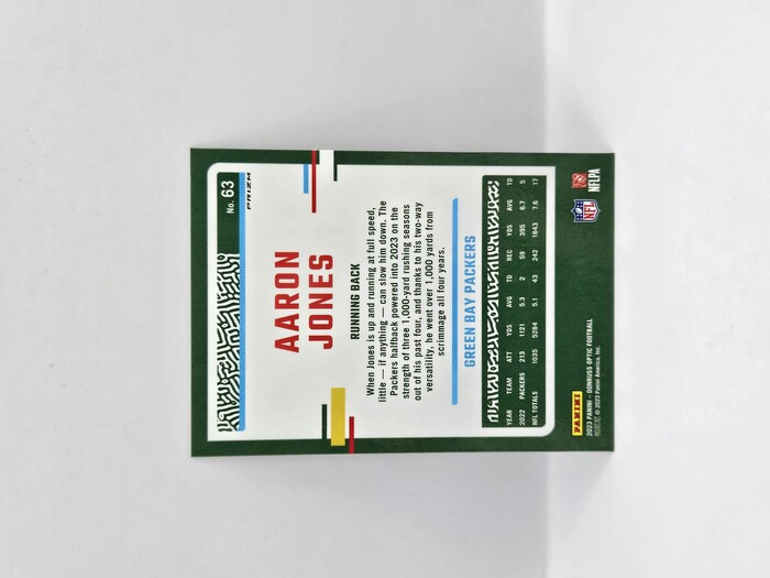 2023 Panini Donruss Optic Football Aaron Jones holo No.63