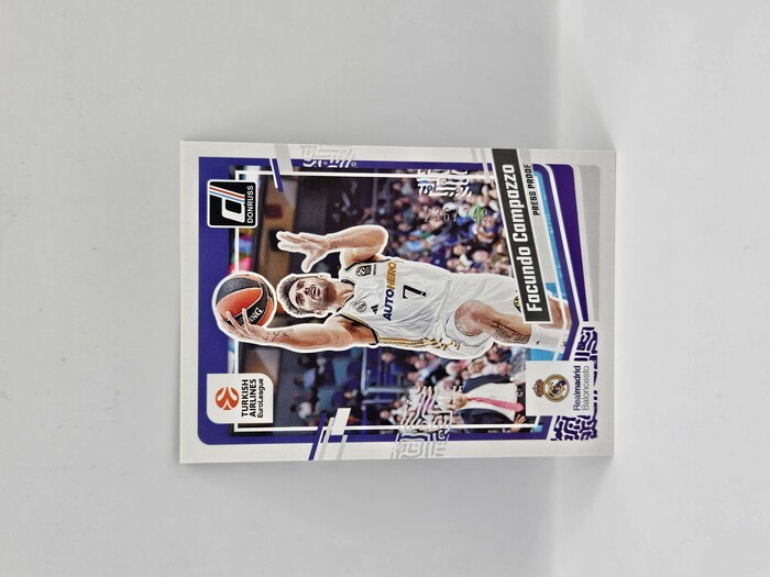 2023-24 Panini euroleague donruss Facundo Campazzo Purple Press proof /249 No.92