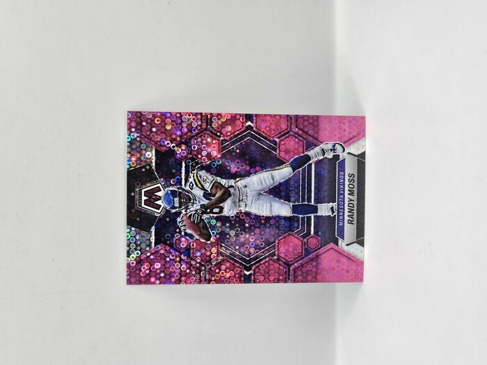 Panini Mosaic fastbreak football Randy Moss pink fastbreak /20