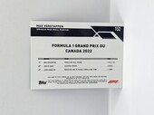 2023 Topps Formula 1 Max Verstappen Red Green Refractors No.152