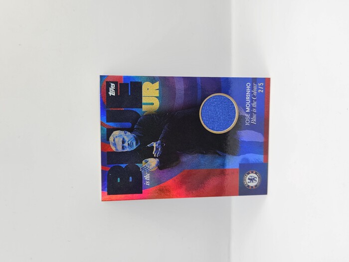 Topps Chelsea ''Blue is the Colour'' Jose Mourinho relic /5 No.BR-JM