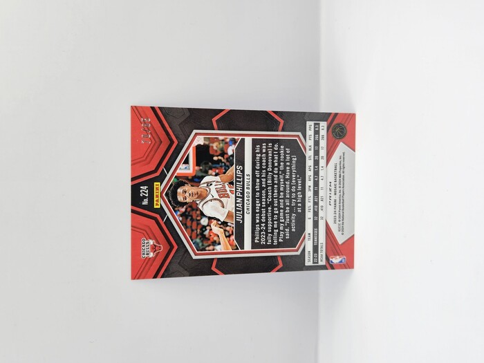 2023-24 Panini Mosaic Basketball Julian Phillips Blue Fastbreak rookie /85 No.224