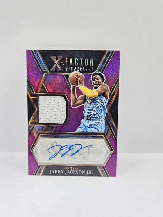 2022-23 Panini Select Jaren Jackson Jr. ''X-Factor'' patch autograph /99 #XFS-JJJ