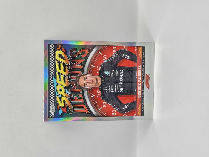 2023 Topps Chrome Formula 1 George Russell ''Speed Demons'' #SD-GR
