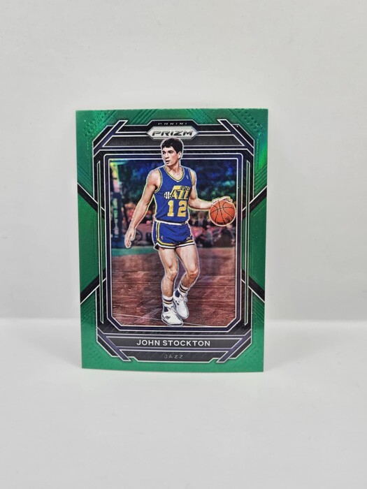 2022-23 Panini Prizm Basketball John Stockton green No.292