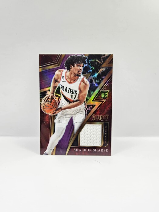 2022-23 Panini Select Basketball Shaedon Sharpe ''Sparks'' rookie /99 No.S-SS