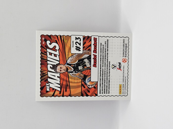 2023-24 Panini euroleague donruss Daniel Hackett ''Net Mavels'' No.18