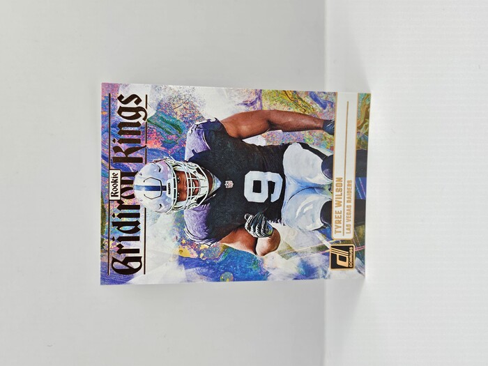 2023 Panini Donruss Football Tyree Wilson ''Gridiron Kings '' Rookie No.RGK-3