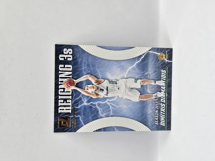 2023-24 Panini euroleague donruss Dimitris Diamantidis ''Reigning 3s'' Press proof No.10