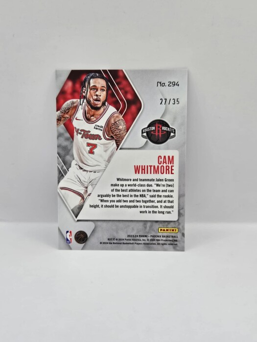 2023-24 Panini Phoenix basketball Cam Whitmore blue /35 No294